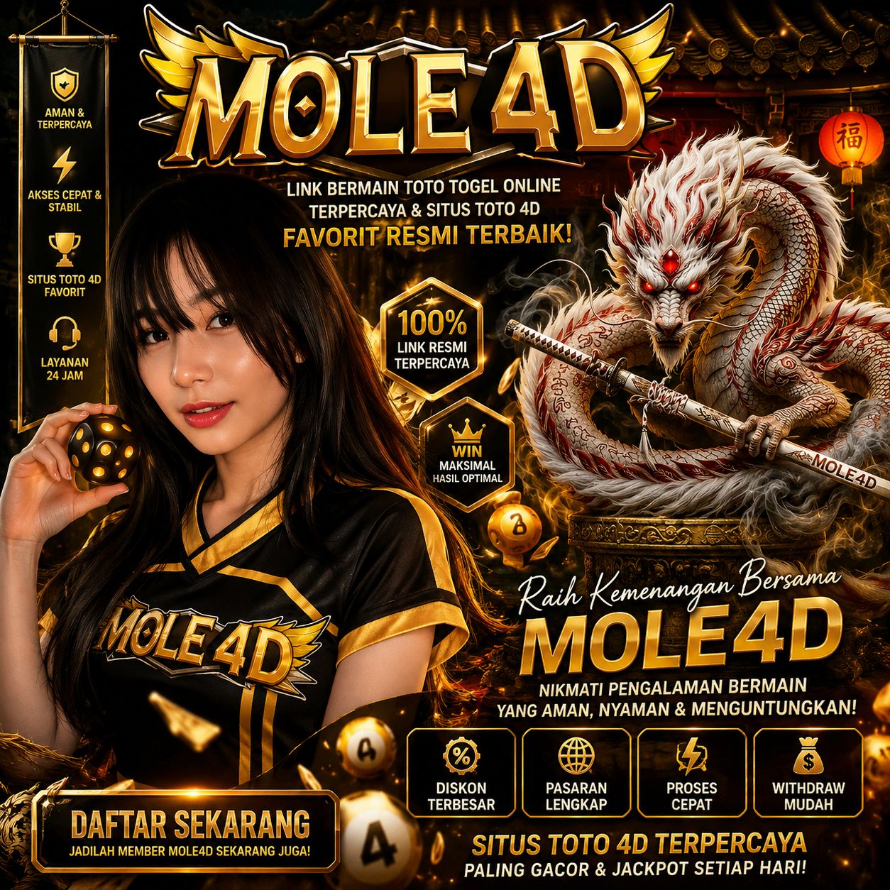 MOLE4D Pasar Central Toto 4D SGP